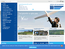 Tablet Screenshot of aeroclubsanmarino.sm